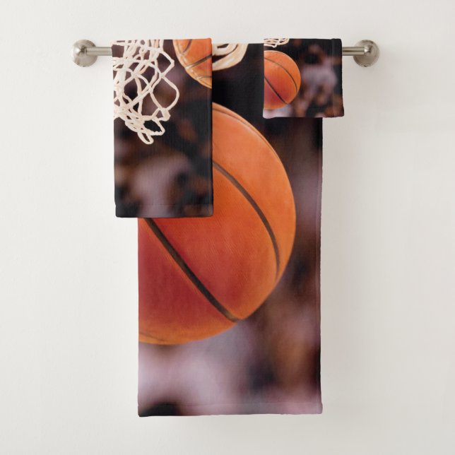 Basketball Scoring Bath Towel Set (Insitu)