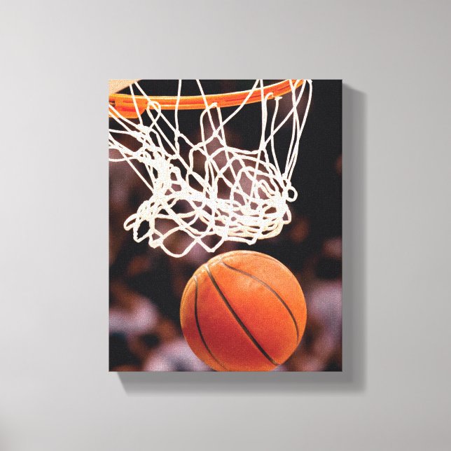 Basketball Scoring Canvas Print (Front)