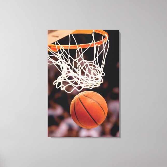 Basketball Scoring Canvas Print (Front)