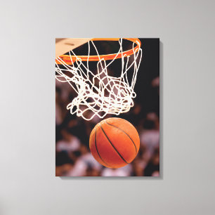 Basketball Scoring Canvas Print