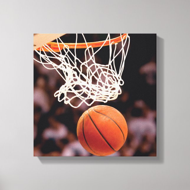 Basketball Scoring Canvas Print (Front)