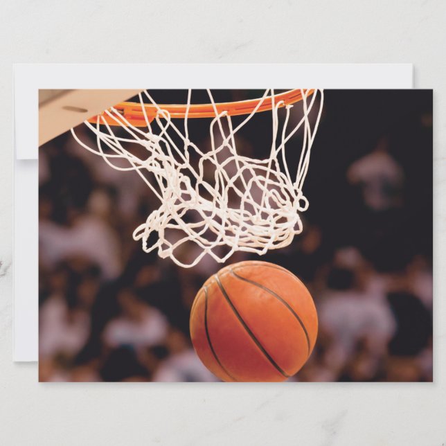 Basketball Scoring Card (Front)