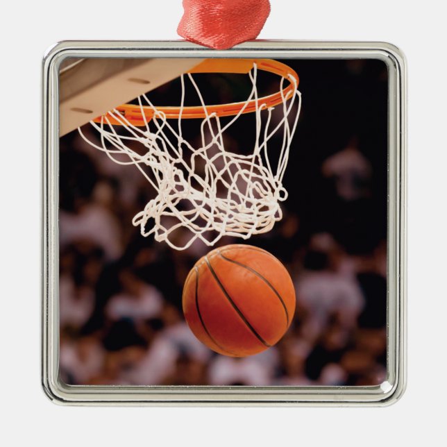 Basketball Scoring Metal Tree Decoration (Front)