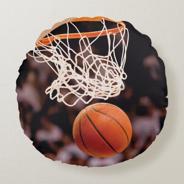 Basketball Scoring Round Cushion (Front)
