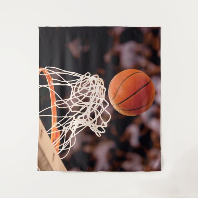 Basketball Scoring Tapestry (Front)