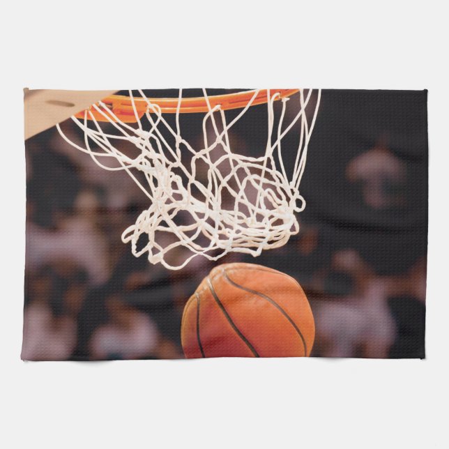 Basketball Scoring Tea Towel (Horizontal)