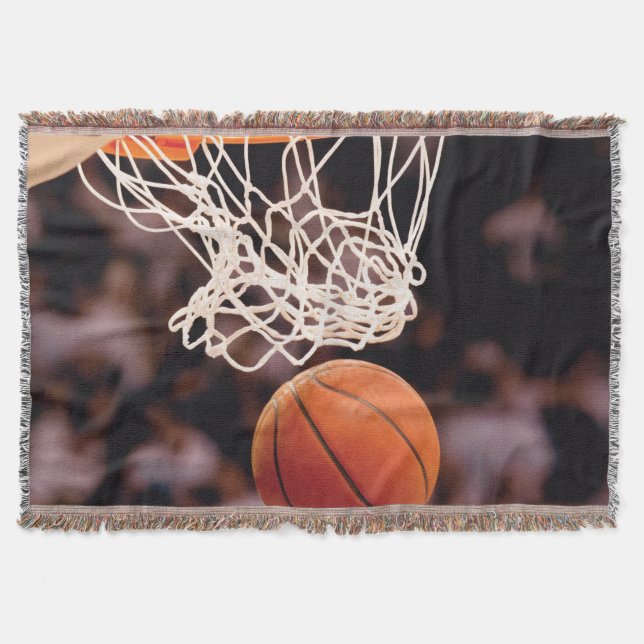 Basketball Scoring Throw Blanket (Front)