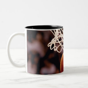 Basketball Scoring Two-Tone Coffee Mug