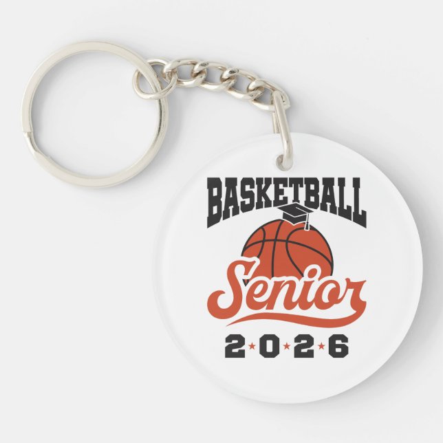 Basketball Senior 2026 Key Ring (Front)