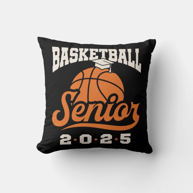 Basketball Senior Class of 2025 Graduation Cushion (Front)