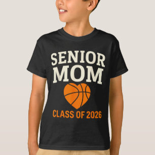 Basketball Senior Mom Class Design T-Shirt