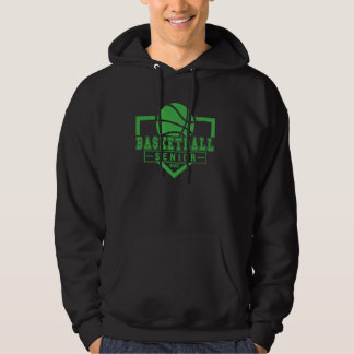 Basketball Senior Night Basketball Senior 2025 Gra Hoodie