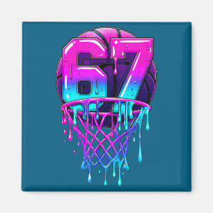 Basketball Seven Six Drip 67 Gift Magnet