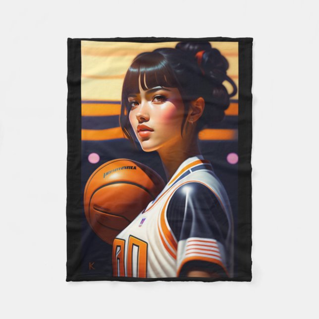 Basketball Shirt  Fleece Blanket (Front)