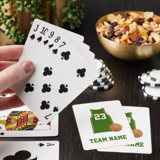 Basketball Shirt With Basketball Playing Cards