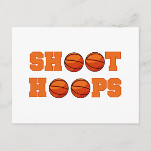 Basketball Shoot Hoops T-shirts and Gifts Postcard