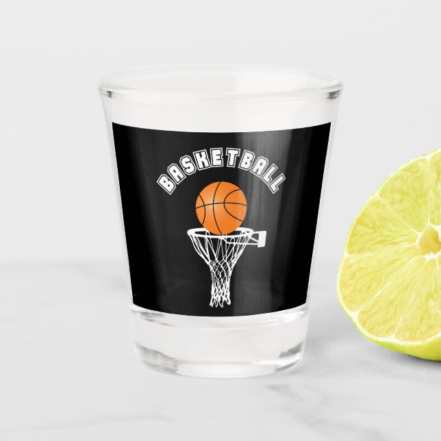 Basketball Shot Glass (Front)