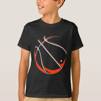 Basketball Silhouette Basketball Player Basketball T-Shirt