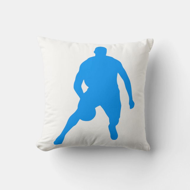 Basketball Silhouette Cushion (Front)