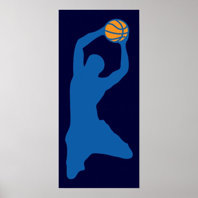 basketball silhouette poster (Front)