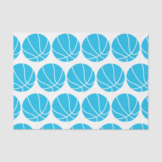BASKETBALL (SKY BLUE) TISSUE PAPER (Front)
