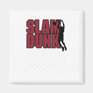 Basketball Slam Dunk Magnet