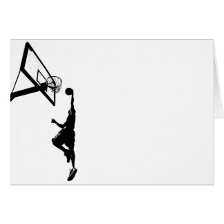 Basketball Slam Dunk Silhouette