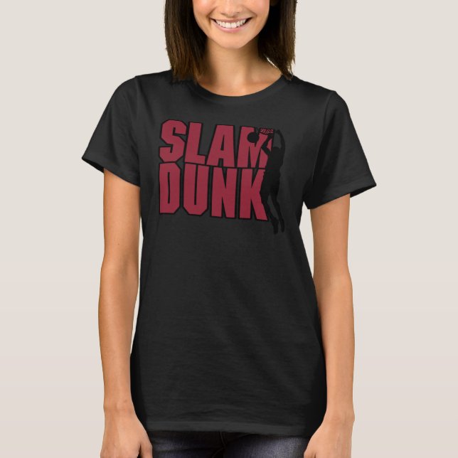 Basketball Slam Dunk  T-Shirt (Front)