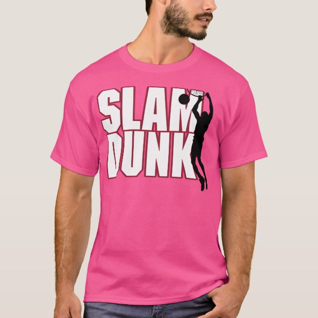 Basketball Slam Dunk T-Shirt (Front)