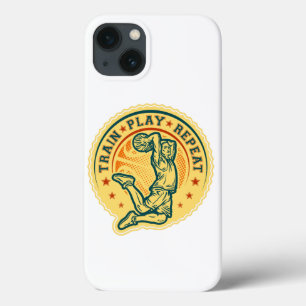 Basketball Slam Dunk Vintage Design iPhone 13 Case