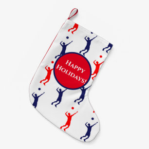 Basketball small christmas stocking