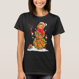 Basketball Snowman Balls T-Shirt