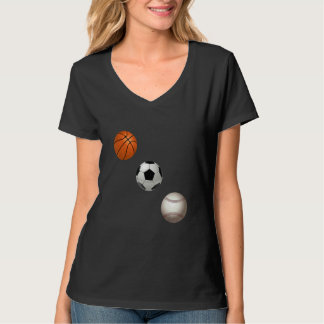 Basketball Soccer And Baseball Are My Favorite Spo T-Shirt