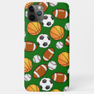 Basketball Soccer football Baseball Sports Theme Case-Mate iPhone Case