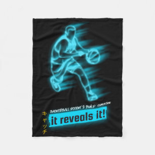 Basketball Spirit Fleece Blanket