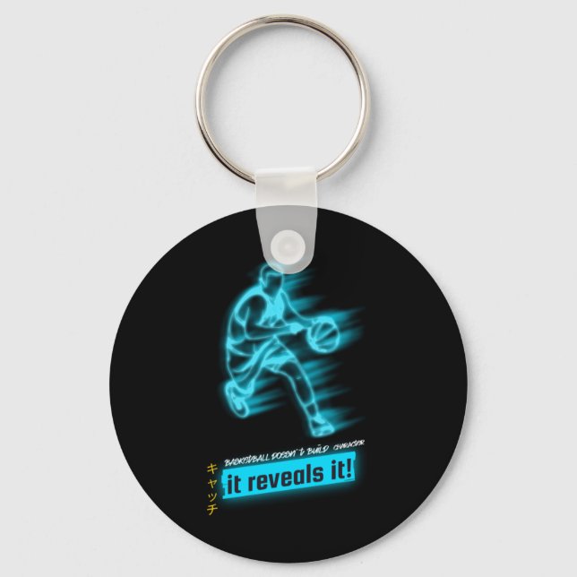 Basketball Spirit  Key Ring (Front)