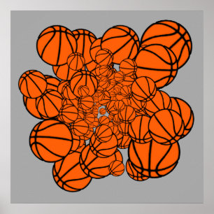 basketball sport-balls cool-decor poster