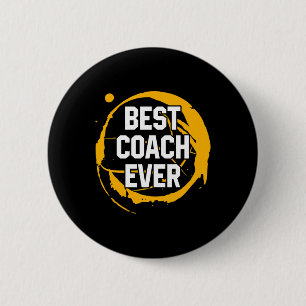 Basketball Sport Gift Best Coach Ever Birthday Gif 6 Cm Round Badge