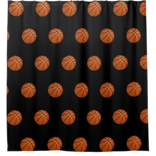 Basketball Sports Athlete Shower Curtain