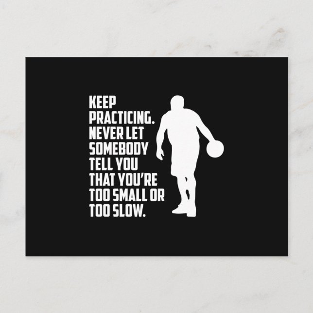 Basketball Sports Basketball Player Team Gift Idea Postcard (Front)