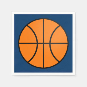 Basketball Sports Birthday Party Event Napkins