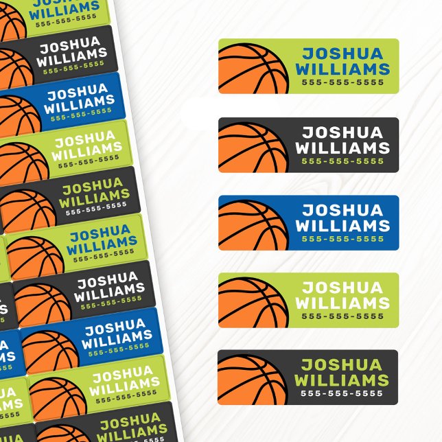 Basketball sports name phone number property (Basketball sports name phone number property labels)