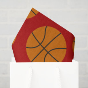 Basketball sports pattern party tissue paper