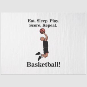 Basketball Sports Player Coach Birthday Tissue Paper