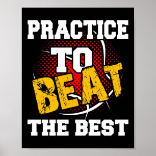 Basketball Sports Player Practice To Beat The Best Poster