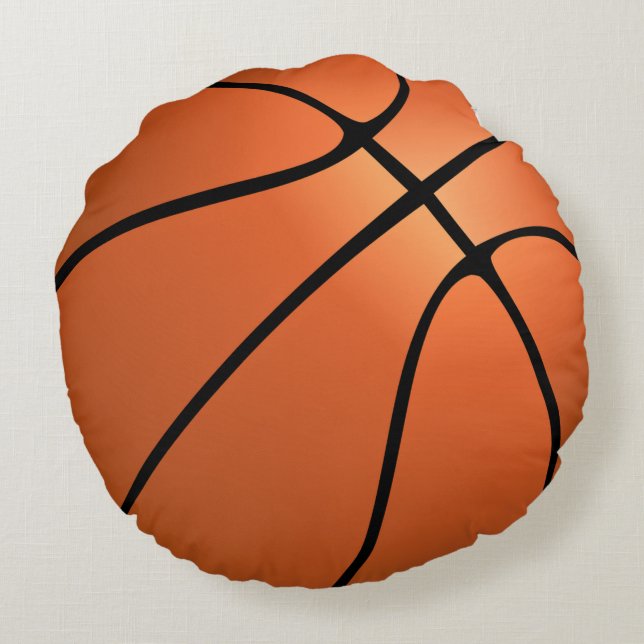Basketball - Sports Round Cushion (Back)