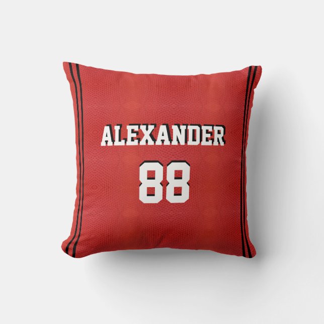 Basketball Sports Team Personalised Cushion (Front)