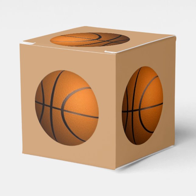 Basketball Sports Theme Favour Boxes (Front Side)