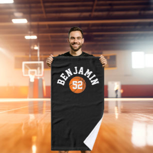 Basketball sports towel, coach bath towel
