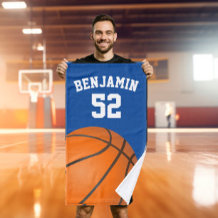 Basketball sports towel, coach bath towel